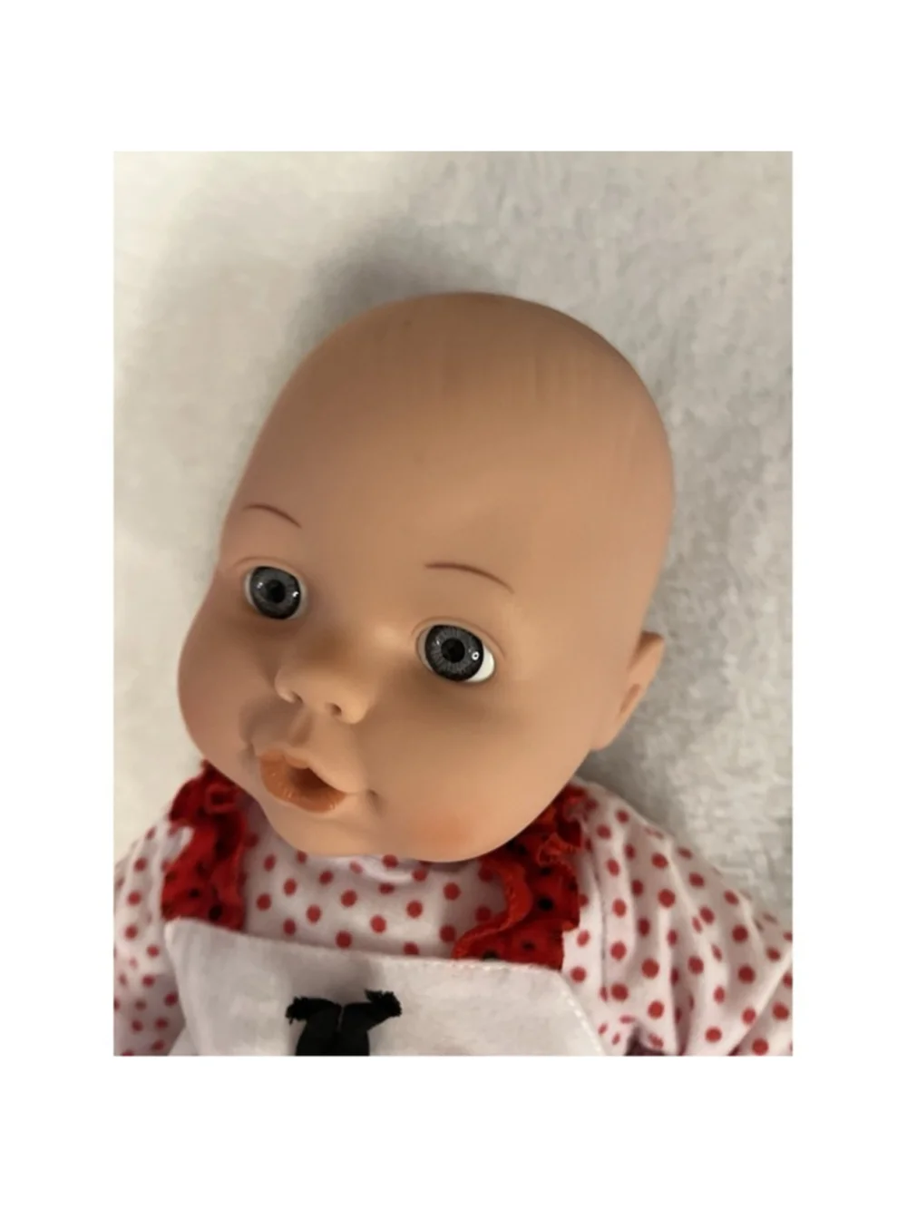 Cititoy 2001 Baby Boy Doll W/ binky Removable Clothing Blue Eyes ADORABLE OUTFIT